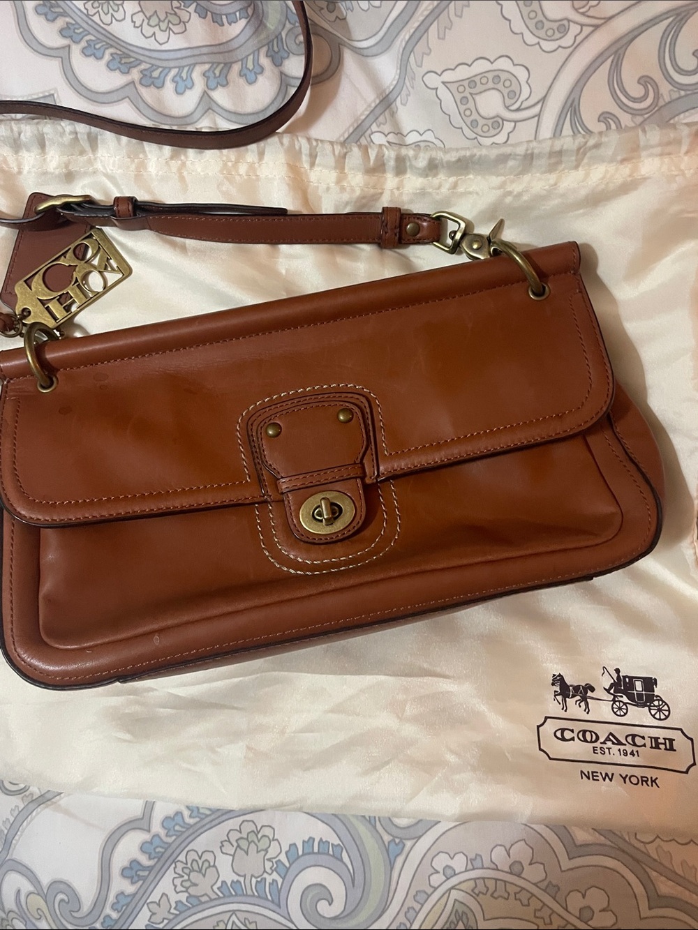 Coach Brown Leather Purse